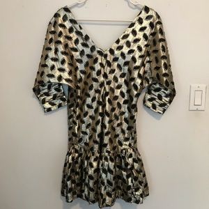 Vintage metallic party dress